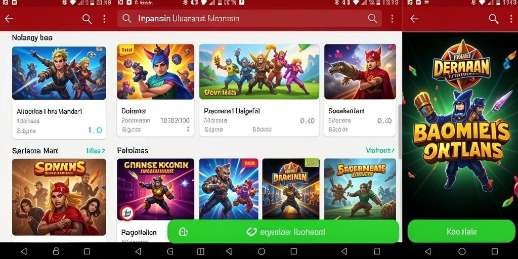 Tampilan antarmuka pengguna yang menarik dan intuitif.
