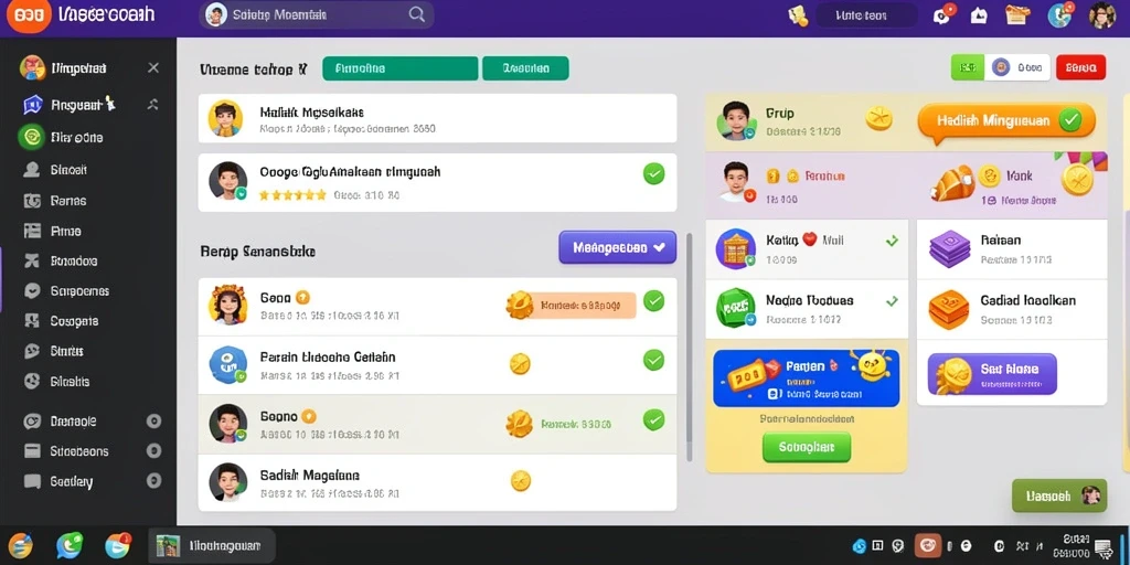 Tampilan awal yang menarik dan intuitif.