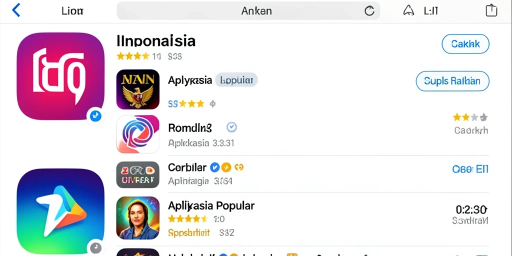 Tampilan antarmuka yang user-friendly.