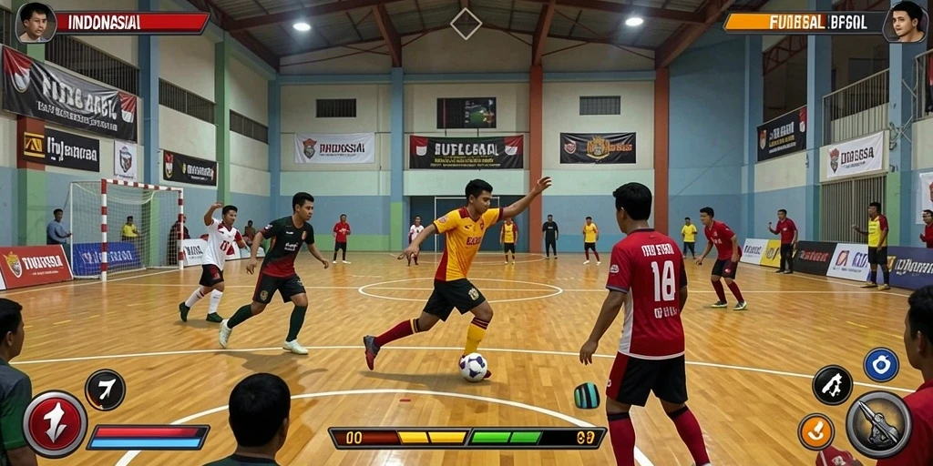 Tampilan awal permainan yang menarik dan mudah dipahami.
