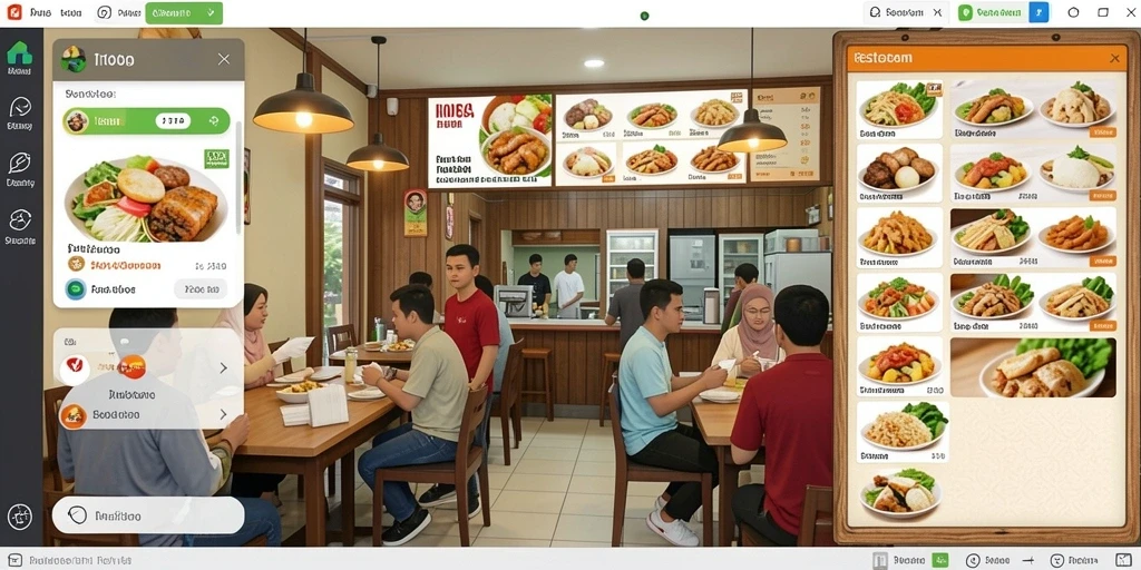 Gambar antarmuka permainan yang menarik dan intuitif.