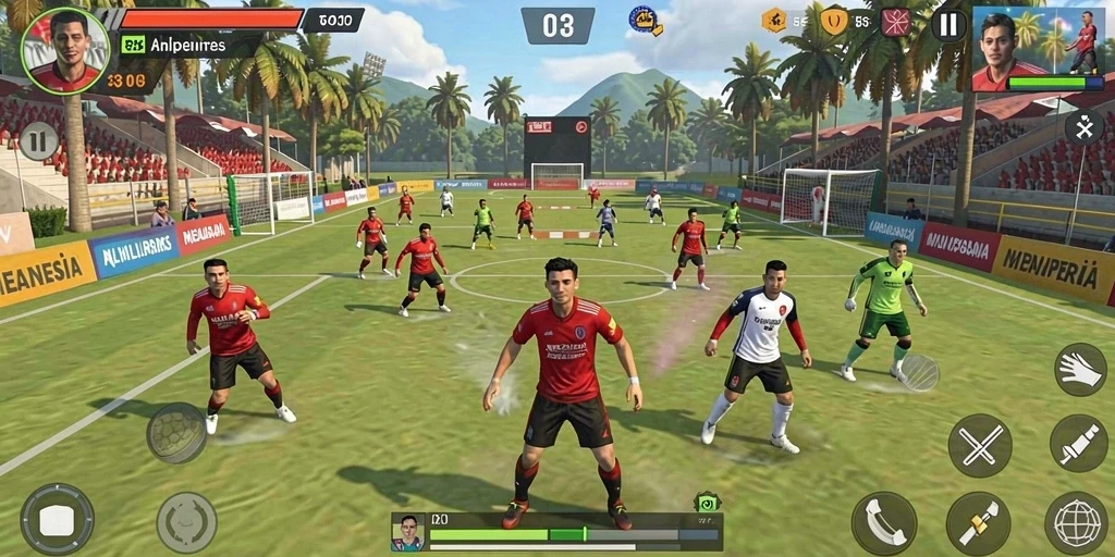 Screenshot menunjukkan tampilan antarmuka yang menarik.
